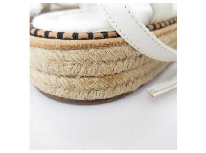 Autre Marque Sandali Espadrilles SPORTMAX Bianco - vista 12