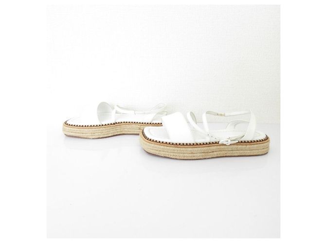 Autre Marque Sandali Espadrilles SPORTMAX Bianco - vista 4