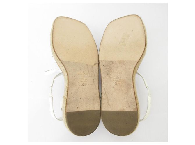 Autre Marque Sandali Espadrilles SPORTMAX Bianco - vista 6