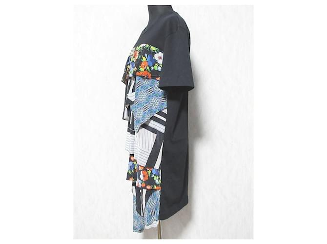 Autre Marque MSGM Patchwork T-Shirt Kleid Schwarz - Ansicht 3