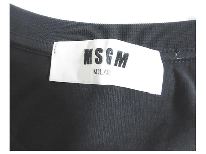 Autre Marque MSGM Patchwork T-Shirt Kleid Schwarz - Ansicht 6