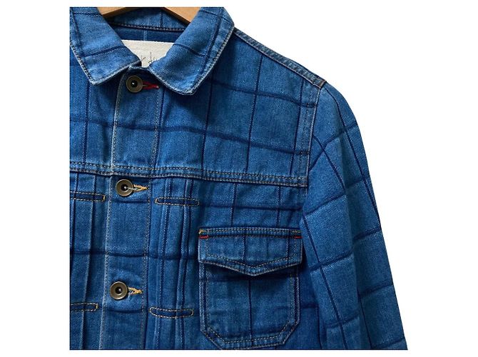 Autre Marque Chaqueta de denim l'atelier du savon Azul - vista 2