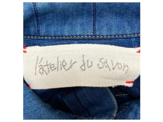 Autre Marque Chaqueta de denim l'atelier du savon Azul - vista 4