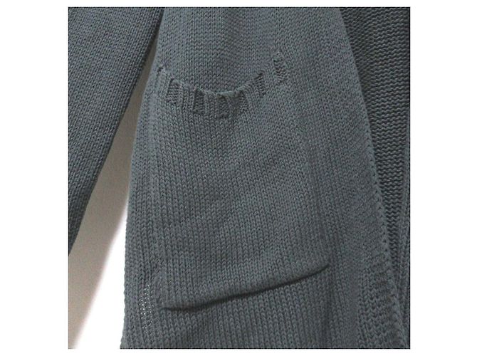Autre Marque Cárdigan de punto Dries Van Noten Castaño Gris antracita - vista 5