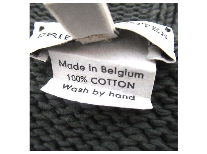 Autre Marque Cárdigan de punto Dries Van Noten Castaño Gris antracita - vista 6