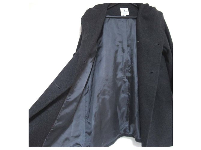 Abrigo de Lana LANVIN en Azul Castaño Gris antracita - vista 4