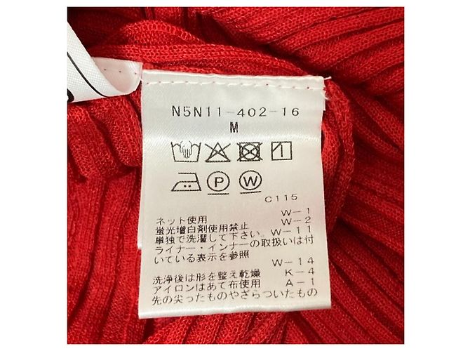 Autre Marque CAST: Transparente Strickpullover mit Rollkragen Rot - Ansicht 4