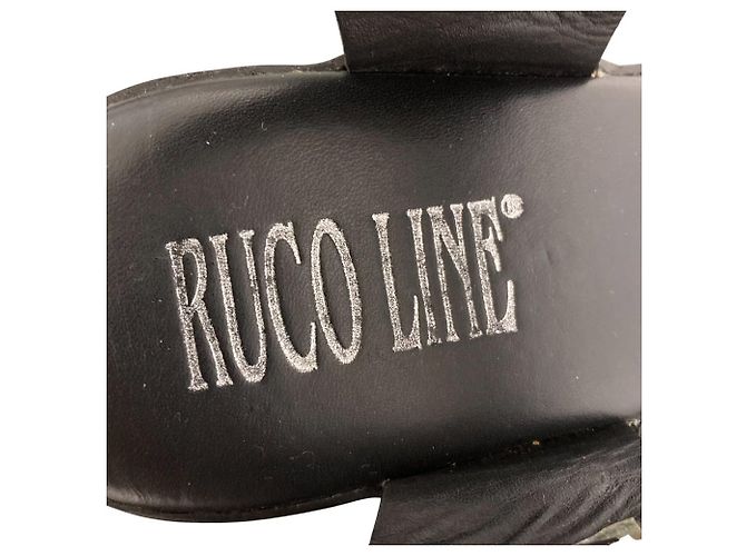 Autre Marque Sandali con piattaforma borchiati Rucoline Nero - vista 5