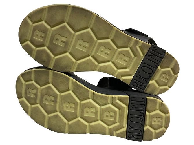 Autre Marque Sandali con piattaforma borchiati Rucoline Nero - vista 6