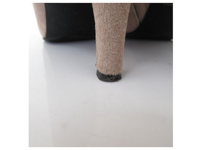 Autre Marque Stivaletti in suede a punta SENZA TITOLO Marrone - vista 12