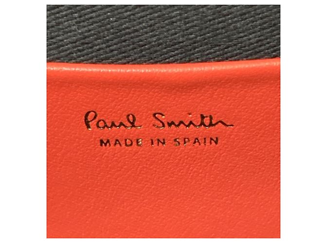 Borsa a spalla in pelle con catena Paul Smith Blu - vista 12