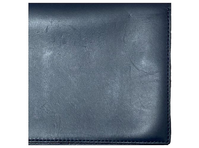 Borsa a spalla in pelle con catena Paul Smith Blu - vista 17