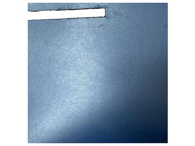 Borsa a spalla in pelle con catena Paul Smith Blu - vista 19