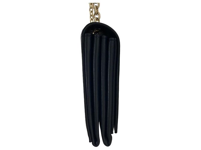 Borsa a spalla in pelle con catena Paul Smith Blu - vista 7