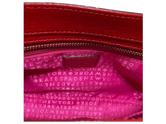 Borsa a Spalla in Pelle Kate Spade New York Rosso - vista 5