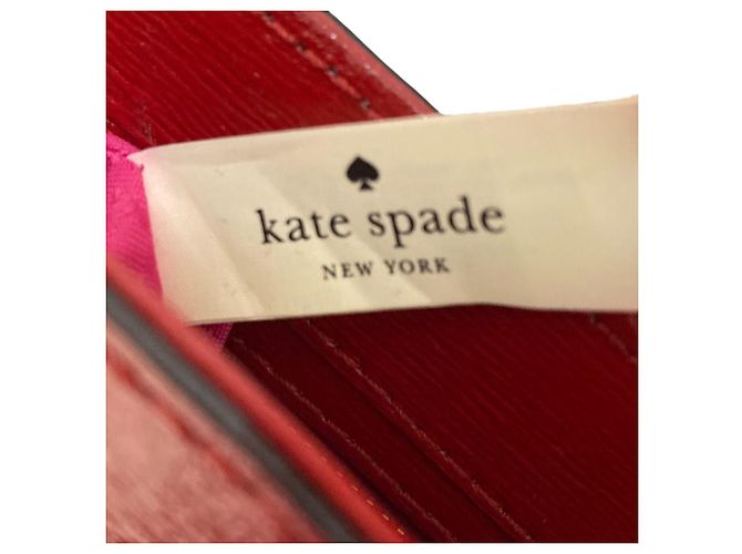 Borsa a Spalla in Pelle Kate Spade New York Rosso - vista 7