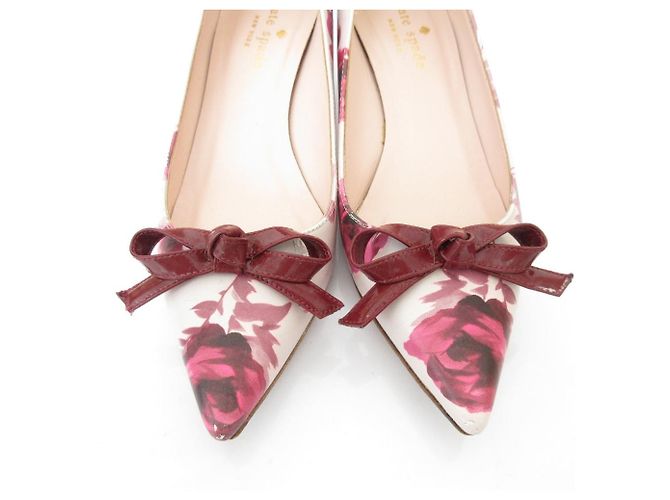 Spitze Pumps mit Blumenmuster von Kate Spade Grau Lila - Ansicht 2
