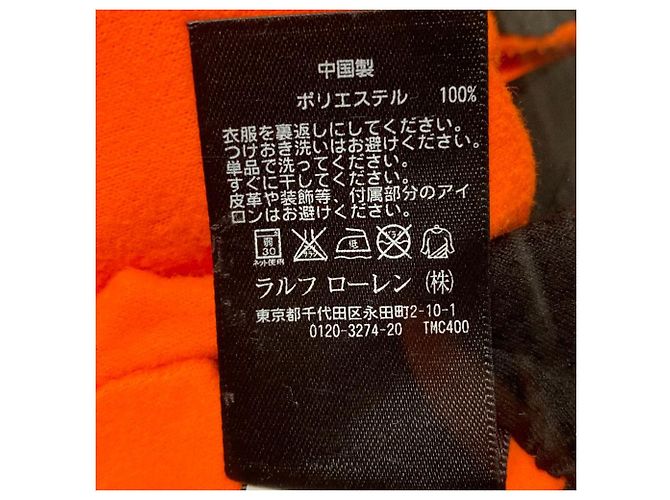 Chaleco de forro polar RLX de Ralph Lauren Negro Naranja - vista 5