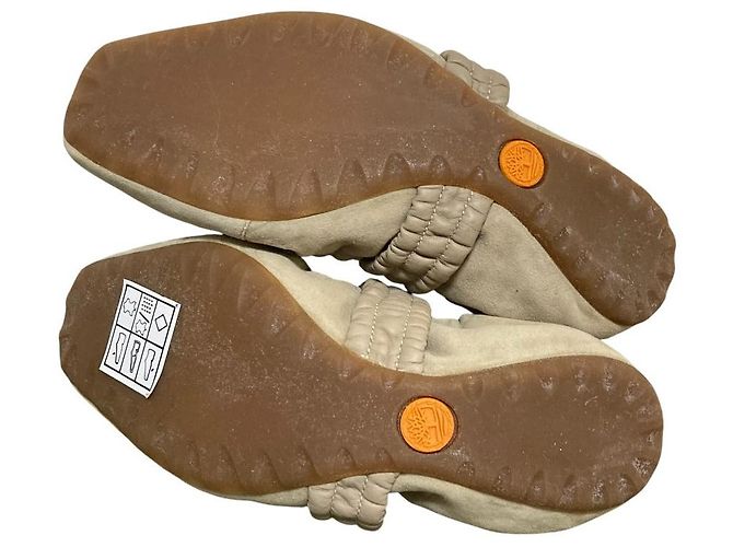 Autre Marque Bailarinas de Ante Timberland Beige - vista 5