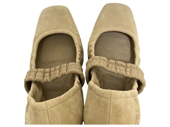 Autre Marque Bailarinas de Ante Timberland Beige - vista 6