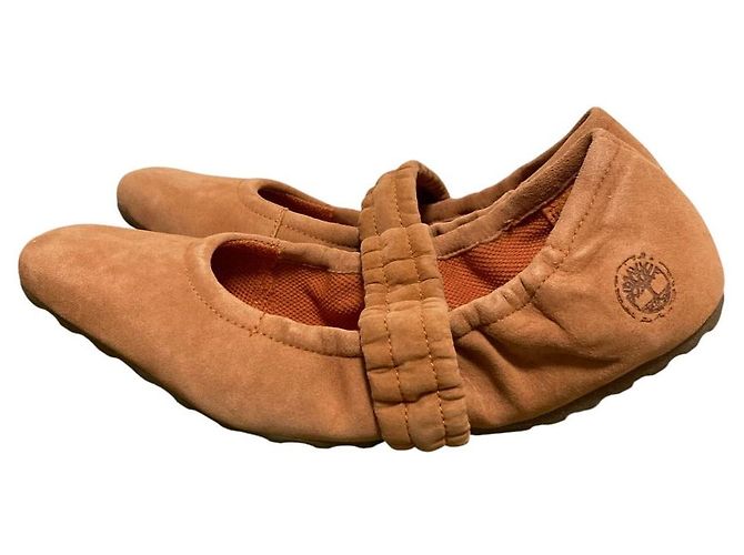 Autre Marque Bailarinas de Ante Timberland Naranja - vista 2