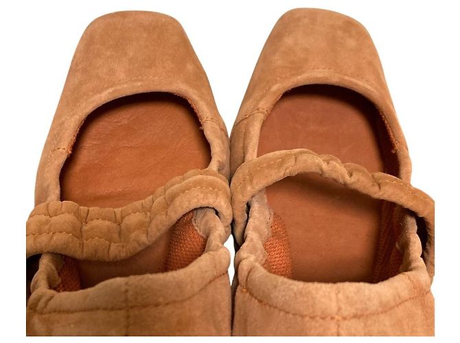 Autre Marque Bailarinas de Ante Timberland Naranja - vista 4