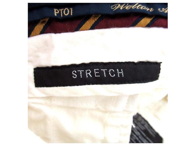 Autre Marque Pantalones Stretch de Dos Pliegues Fit Gentleman PT01 Beige - vista 10
