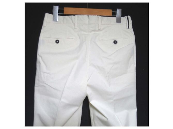 Autre Marque Pantalones Stretch de Dos Pliegues Fit Gentleman PT01 Beige - vista 4