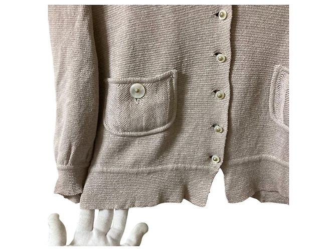 Autre Marque Cardigan Nostalgia de mina perhonen Castaño Rosa - vista 3
