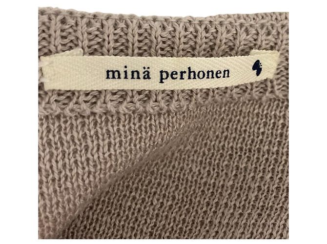 Autre Marque Cardigan Nostalgia de mina perhonen Castaño Rosa - vista 5