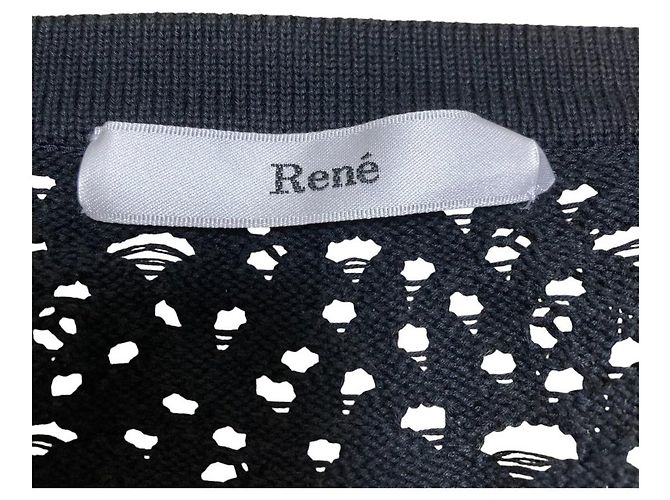 Autre Marque Conjunto 2 em 1 de malha Rene Preto - vista 7