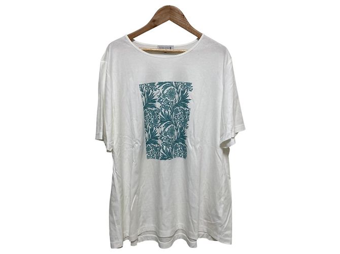 Camiseta estampada Mackintosh BIBURY FLOWER 001 Blanco - vista 2