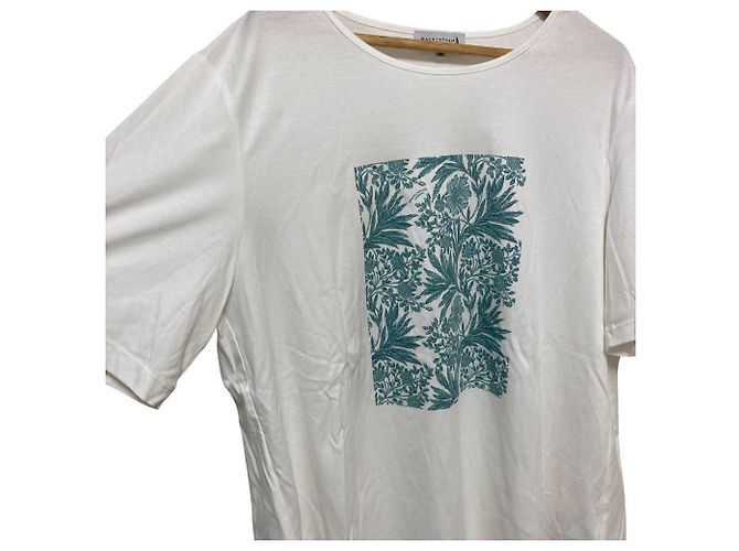 Camiseta estampada Mackintosh BIBURY FLOWER 001 Blanco - vista 3