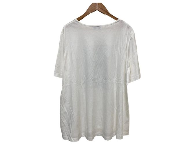 Camiseta estampada Mackintosh BIBURY FLOWER 001 Blanco - vista 4