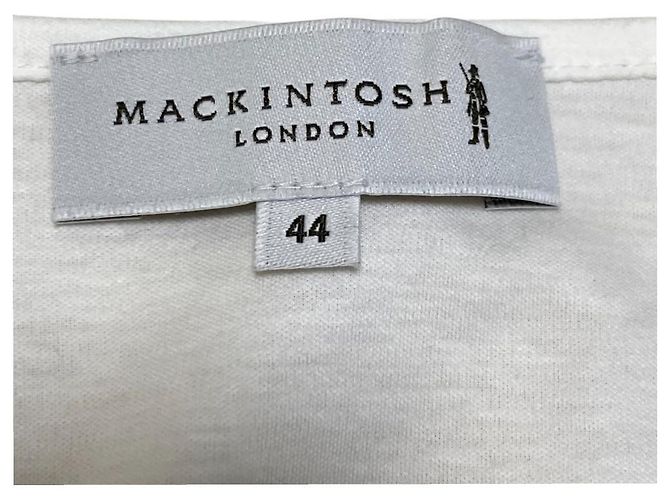 Camiseta estampada Mackintosh BIBURY FLOWER 001 Blanco - vista 5