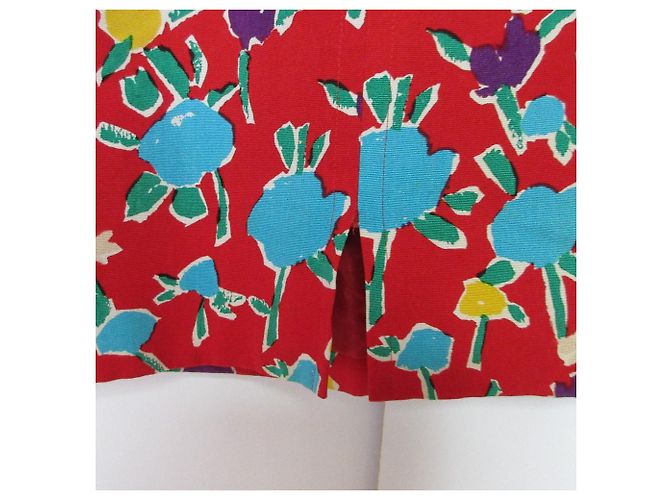 Completo Giacca Gonna Yves Saint Laurent Rosso - vista 19