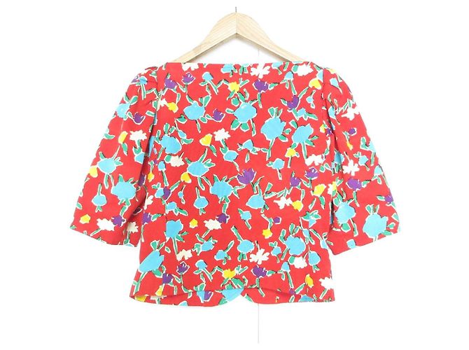 Completo Giacca Gonna Yves Saint Laurent Rosso - vista 3