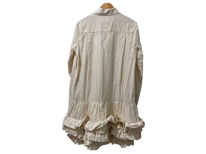 Autre Marque MEIMEIJ Langarmhemd Kleid Beige - Ansicht 3