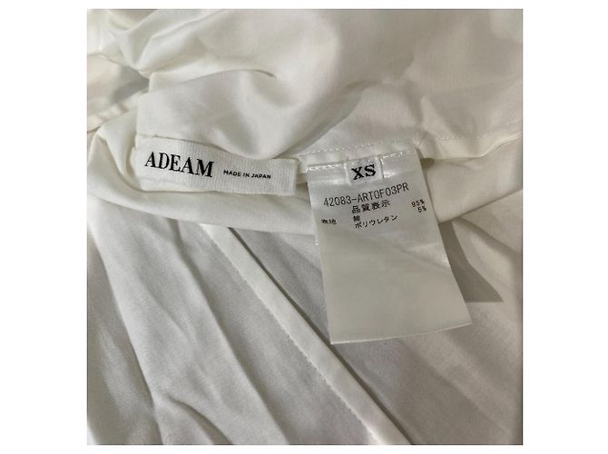 Autre Marque ADEAM Tulpenbluse Weiß - Ansicht 3