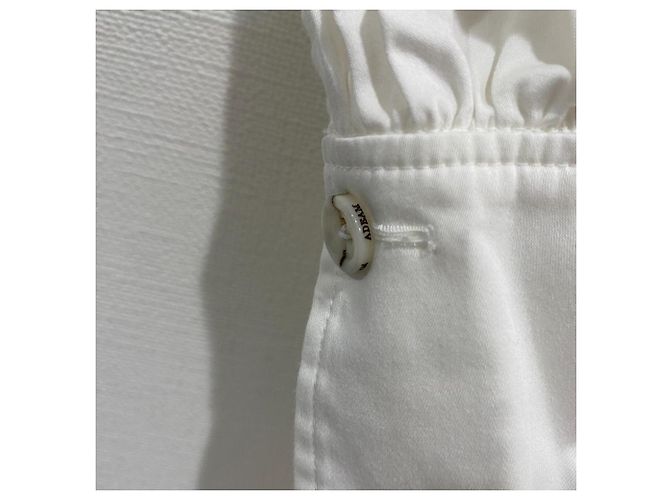 Autre Marque ADEAM Tulpenbluse Weiß - Ansicht 6