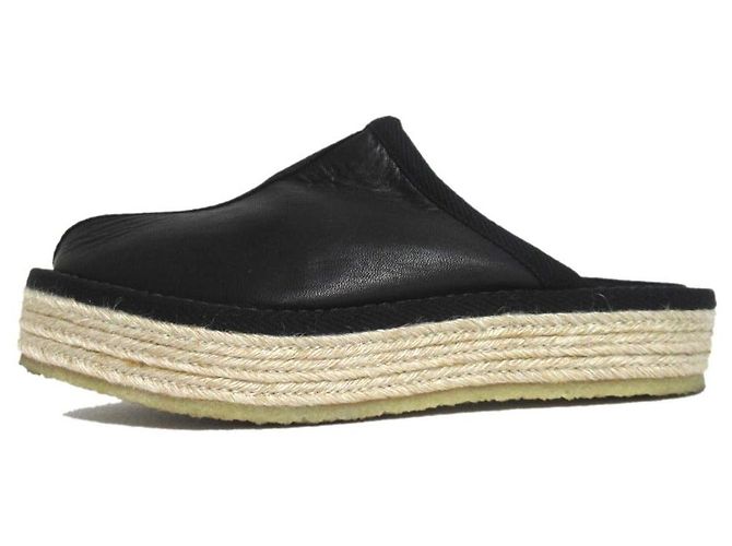 Autre Marque Sandali Mule Espadrille Yohji Yamamoto Nero - vista 2