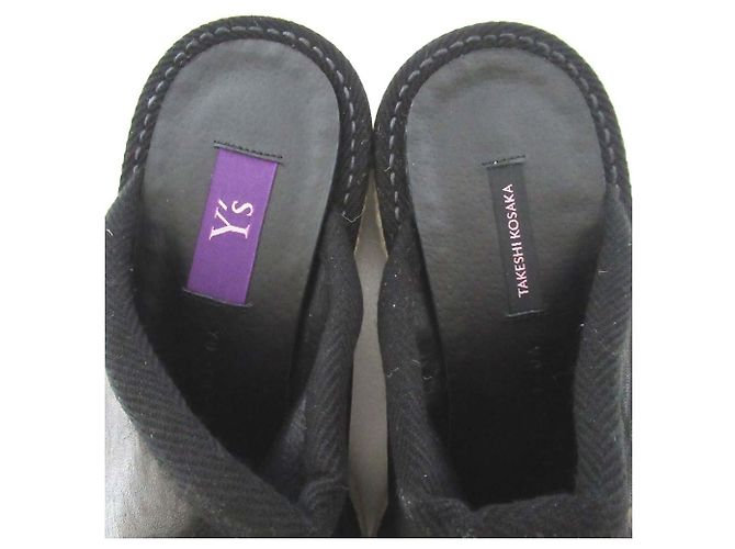 Autre Marque Sandali Mule Espadrille Yohji Yamamoto Nero - vista 5