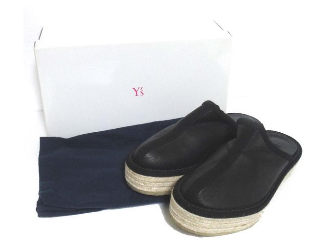 Autre Marque Sandali Mule Espadrille Yohji Yamamoto Nero - vista 8