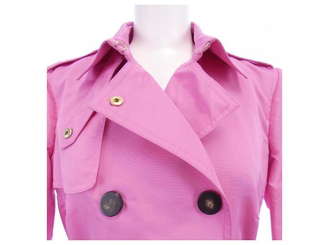 Abrigo Trench Valentino Rosa - vista 5