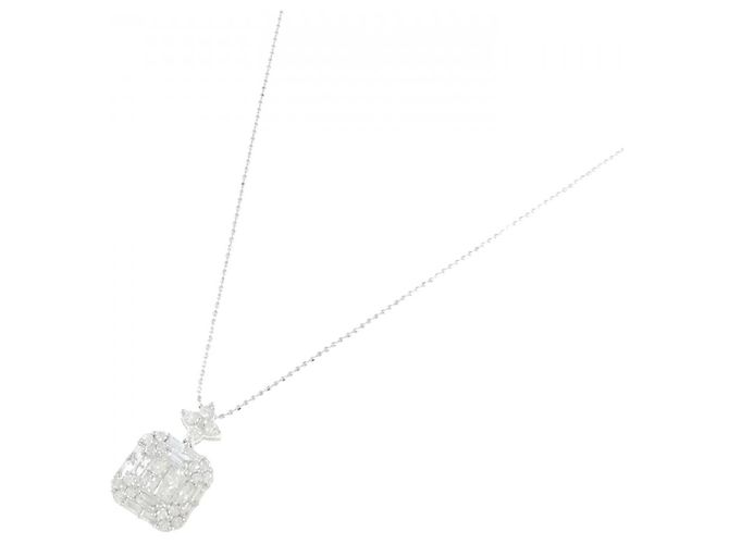 Autre Marque Collana in diamante in oro bianco Au750 Argento - vista 2