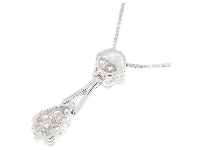 Autre Marque Collana in diamante in oro bianco Au750 Argento - vista 4