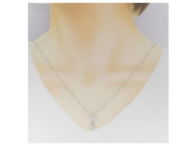 Autre Marque Collana in diamante in oro bianco Au750 Argento - vista 6