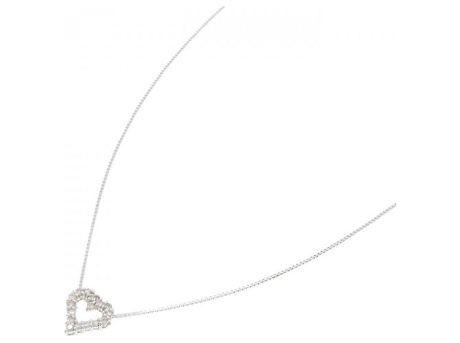 Autre Marque Collar de diamante en oro blanco Au750 Plata - vista 2