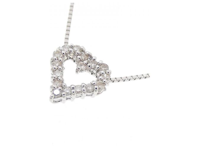 Autre Marque Collar de diamante en oro blanco Au750 Plata - vista 3