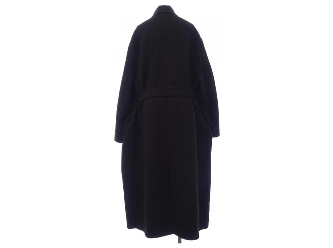 Abrigo de cachemira 100 por ciento Hermès Negro - vista 2